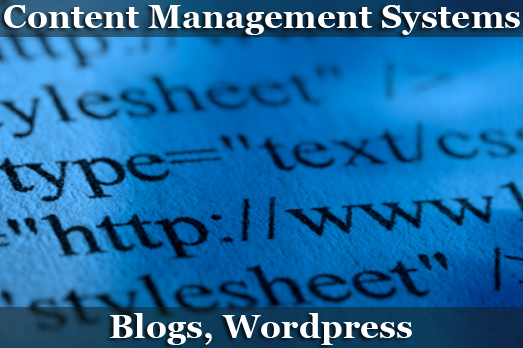 Content Management Systems, Wordpress, Blogs